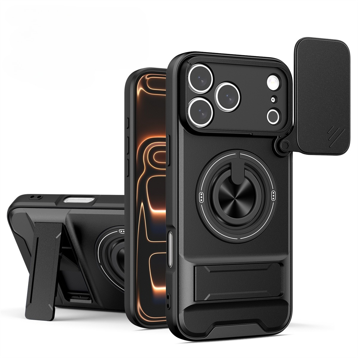 Ring Stand Case - Funda de teléfono magnética para IPhone