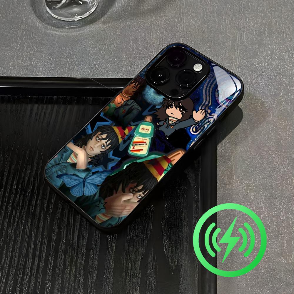 Phone Cases Cool - Funda de cristal para iPhone 17,