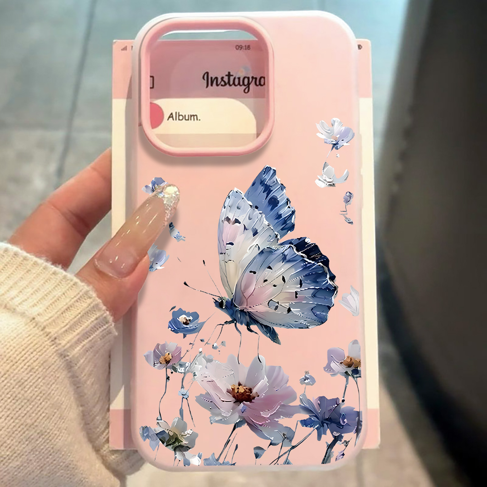 Phone Cases Purple - Funda de Teléfono con Diseño Floral