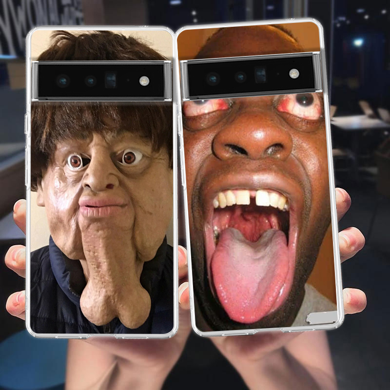 Phone Cases Ugly - Funda Divertida con Diseño de Hombre