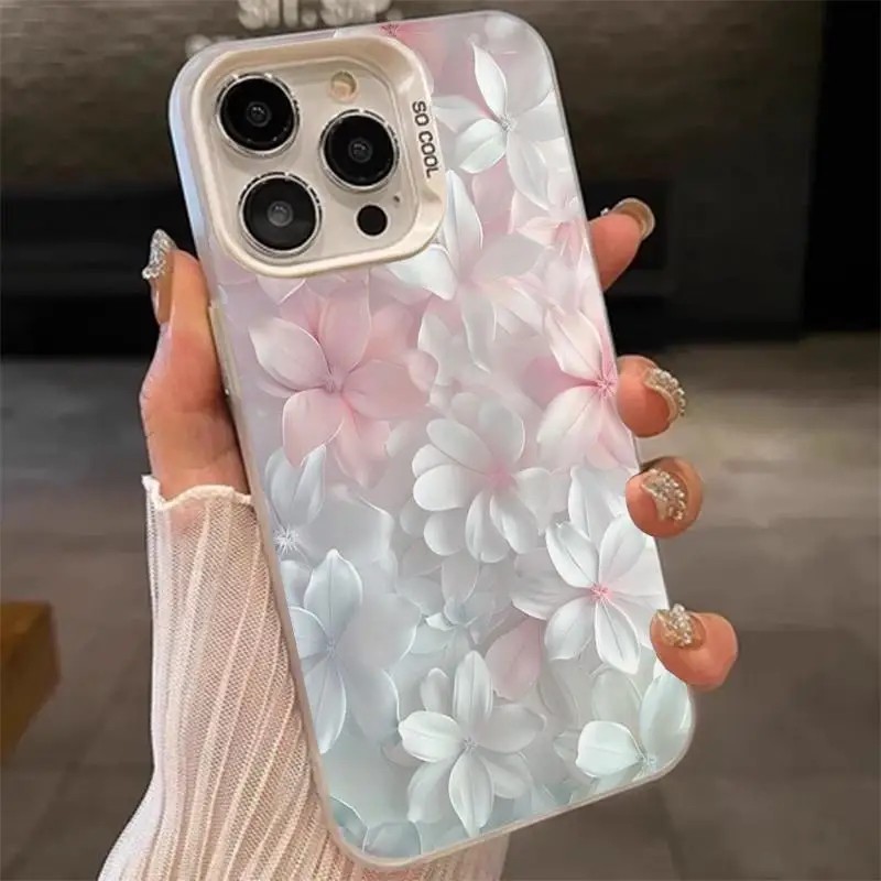 Phone Cases Otterbox - Funda con Diseño de Flores Rosadas