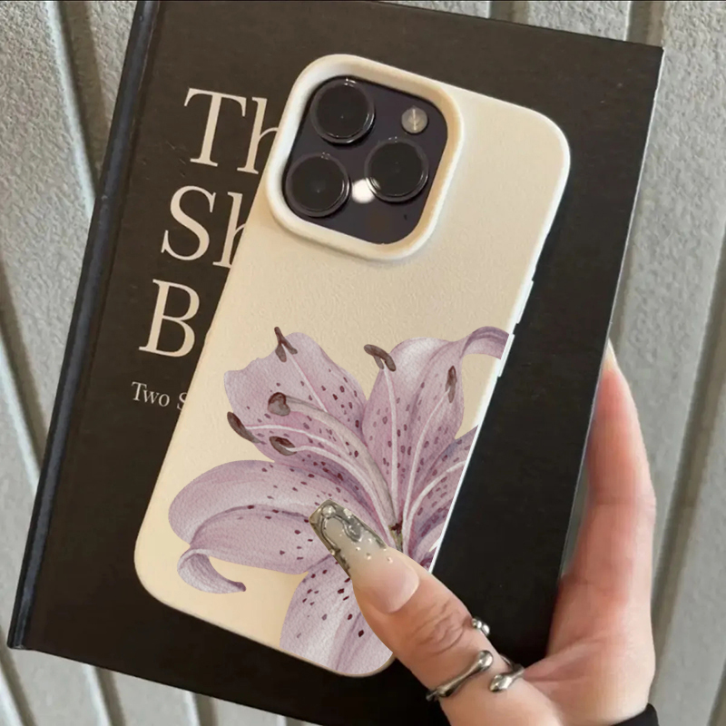 Phone Cases Purple - Funda de Silicona con Diseño de