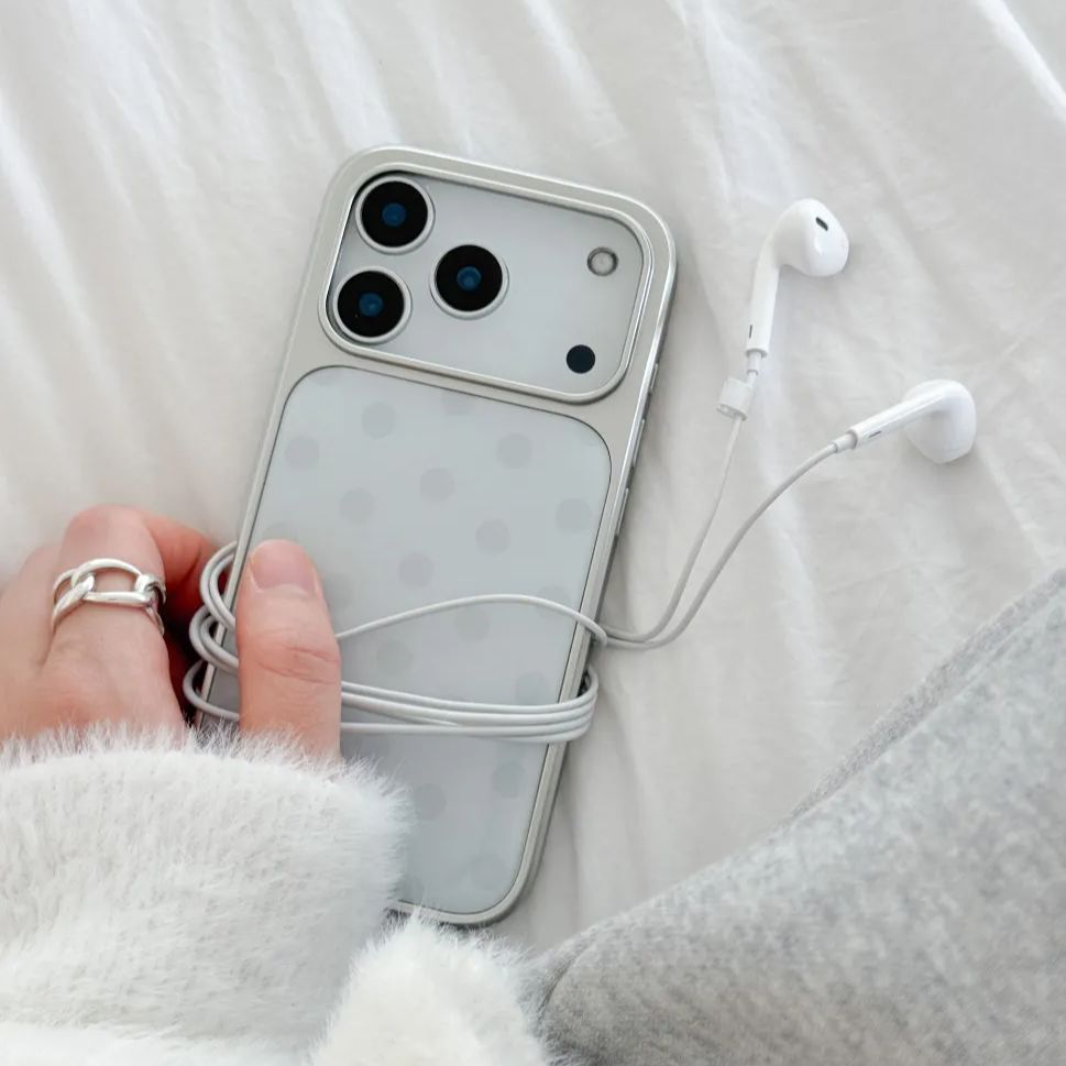 Phone Cases Purple - Funda de teléfono coreana minimalista de