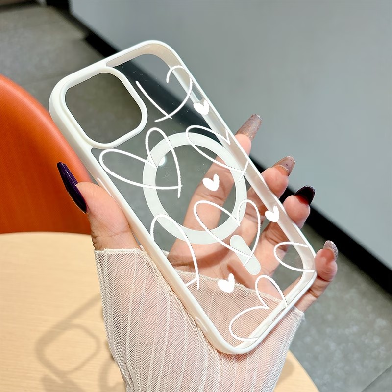 Clear Magsafe Case - Funda Magnética Transparente Antigolpes de PC+TPU