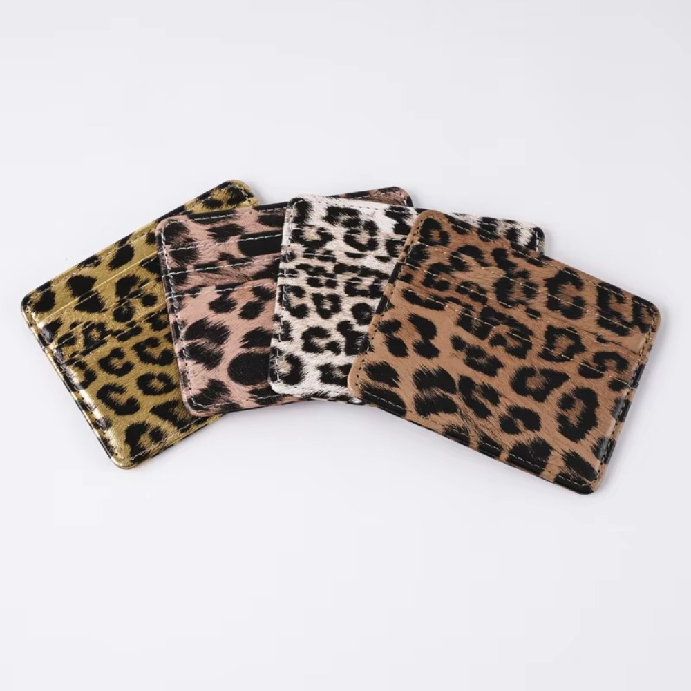 Slim Card Slot Case - Cartera Clásica de Cuero PU con
