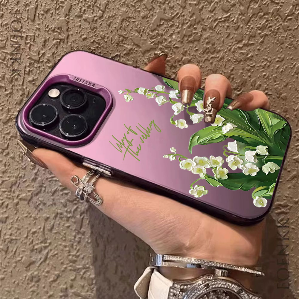 Phone Cases Otterbox - Funda Antideslizante con Diseño de Lirio