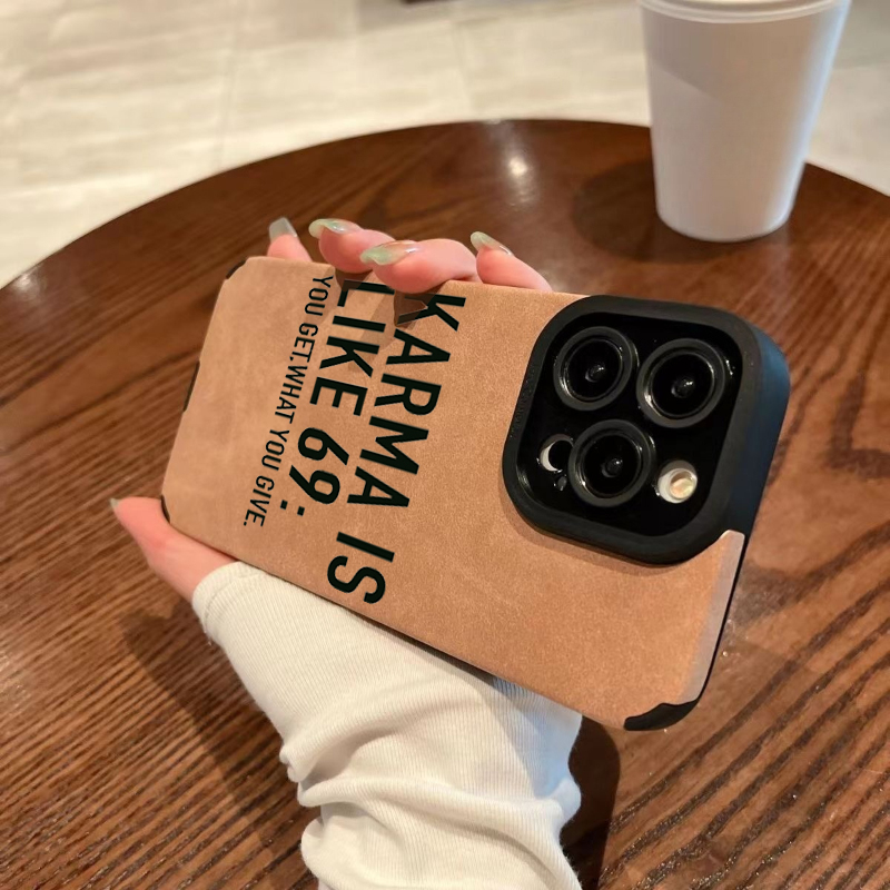 Phone Cases Leather - Karma es como 69 funda de