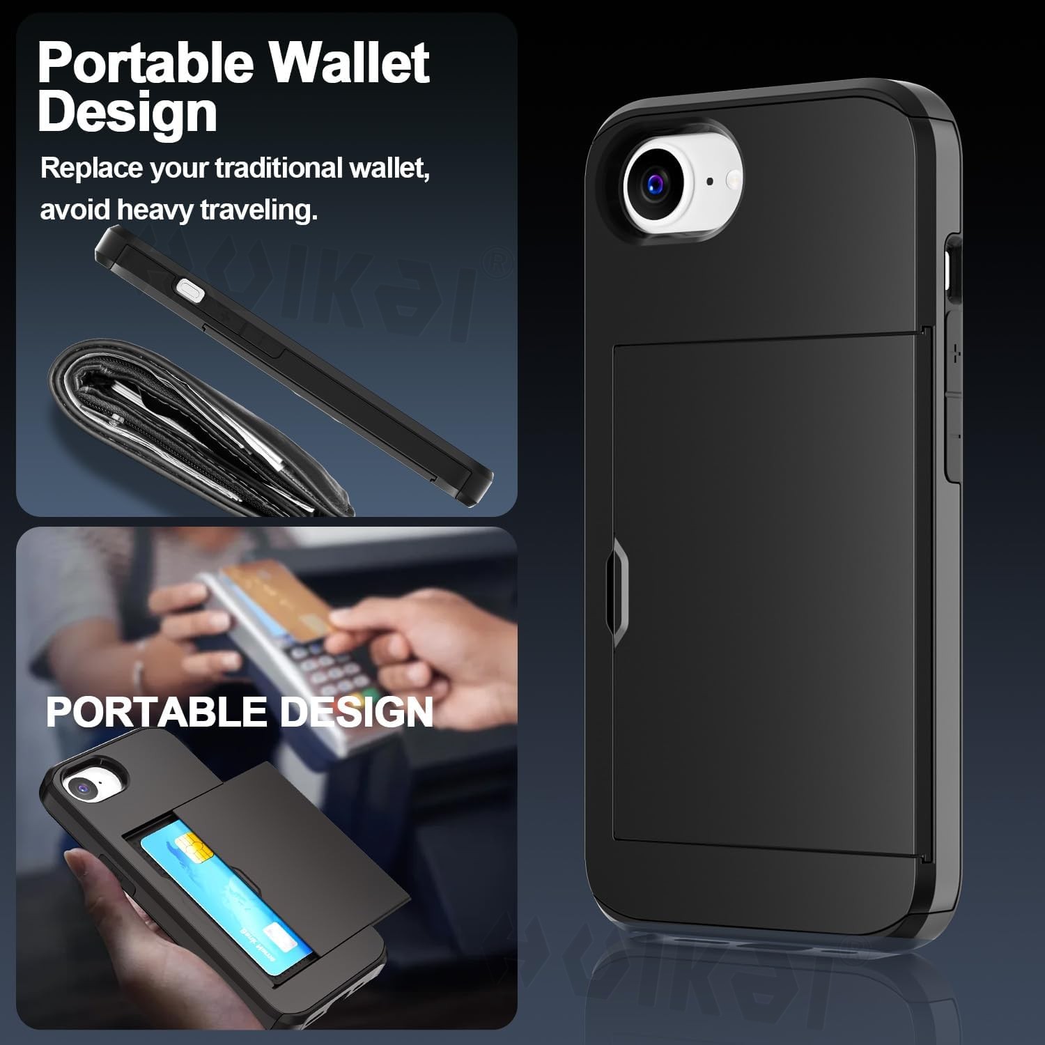 Funda para iPhone 17e, 17 Pro  - Slim Card Slot Case reseña y precio