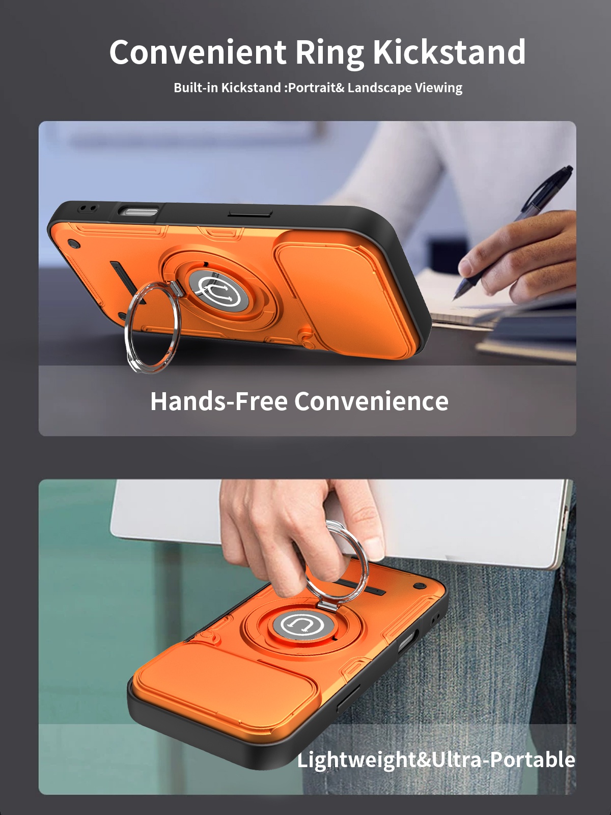 Funda Protectora Antigolpes co - Ring Stand Case reseña y precio