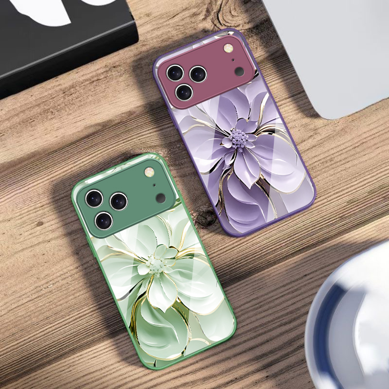 Elegante Funda de Vidrio Templ - Phone Cases Purple reseña y precio