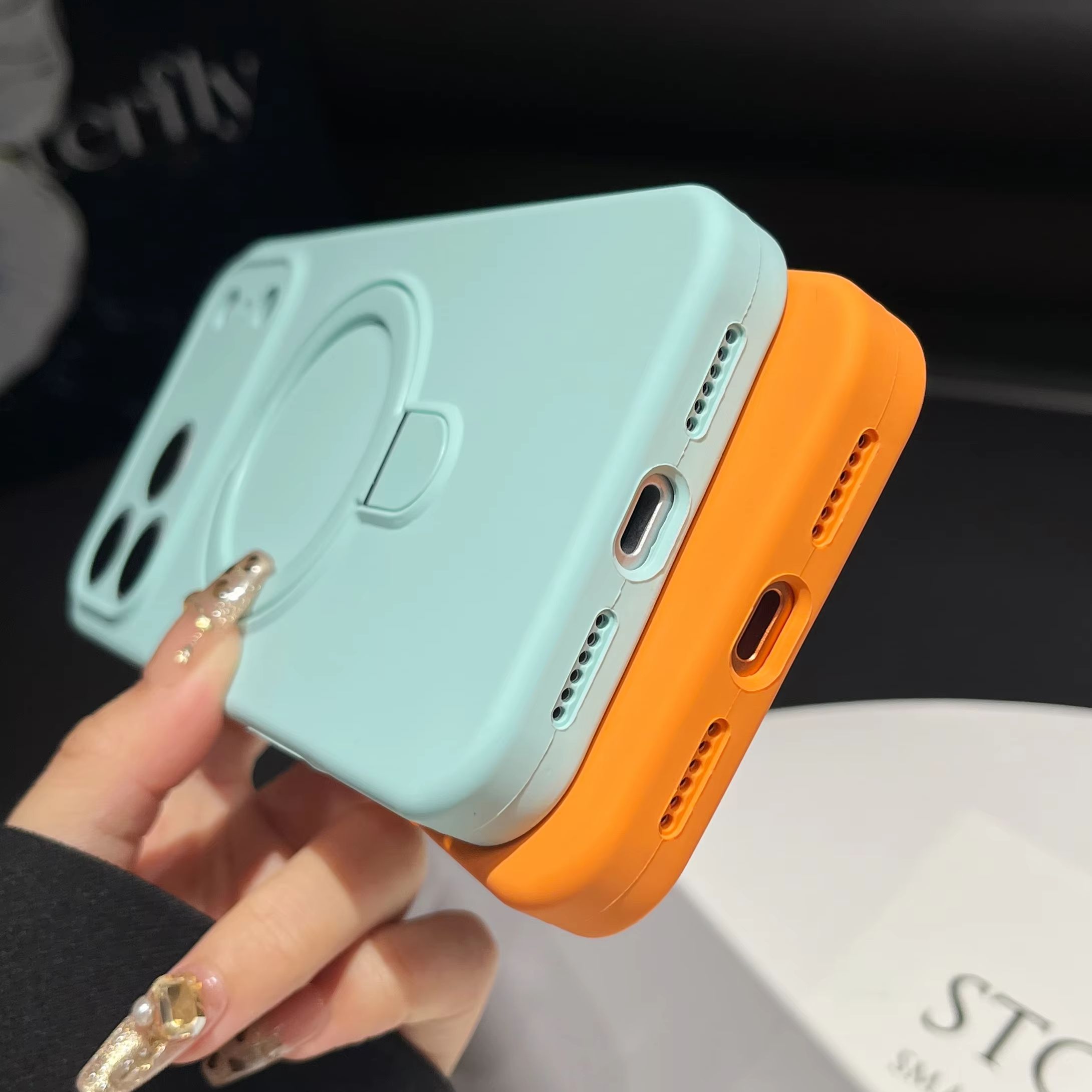 Funda de Silicona Líquida Mate - Ring Stand Case reseña y precio