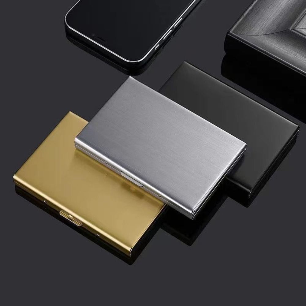 Tarjetero de acero inoxidable  - Slim Card Slot Case reseña y precio