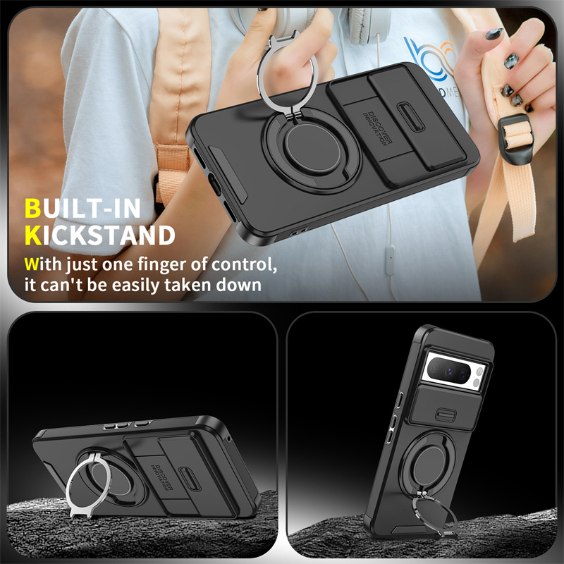 Funda protectora a prueba de g - Ring Stand Case reseña y precio