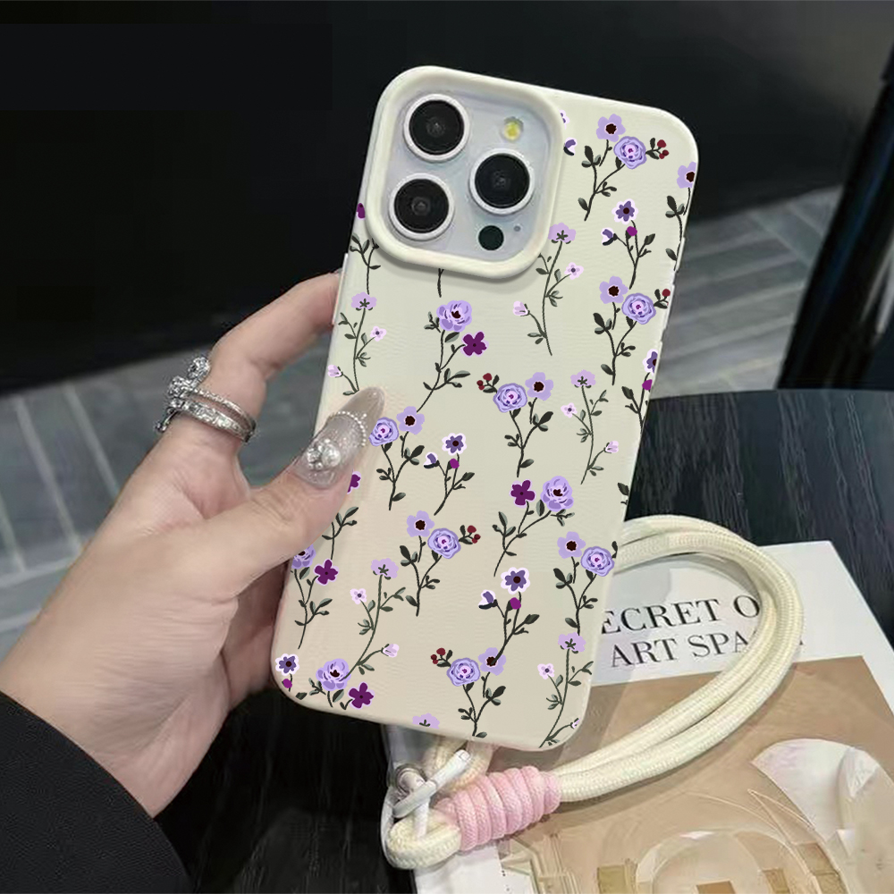 Funda de silicona mate con cor - Phone Cases Purple reseña y precio