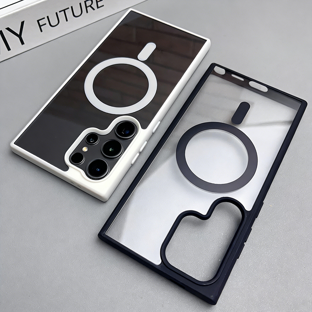 Funda Magnética Transparente d - Ring Stand Case reseña y precio
