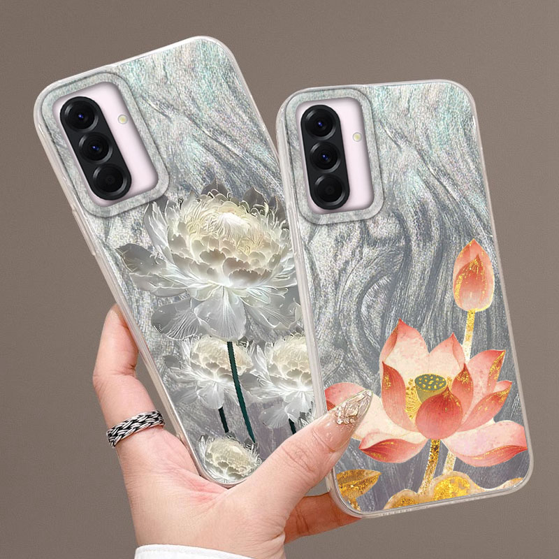 Funda de loto dorado para Sams - Phone Cases A14 Samsung reseña y precio
