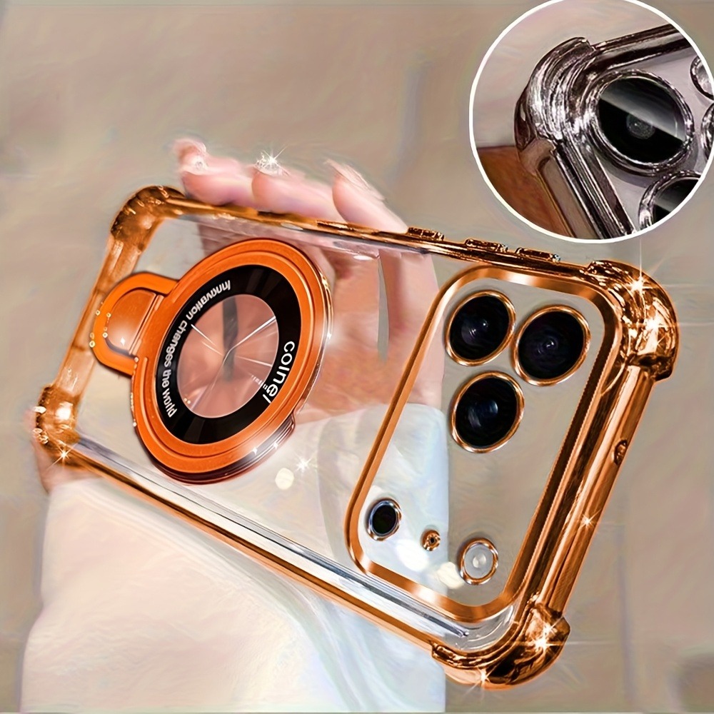 Funda de Lujo con Acabado Plat - Ring Stand Case reseña y precio