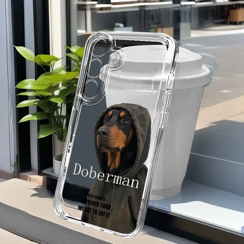 Diseño de patrón de perro negr - Phone Cases A14 Samsung reseña y precio