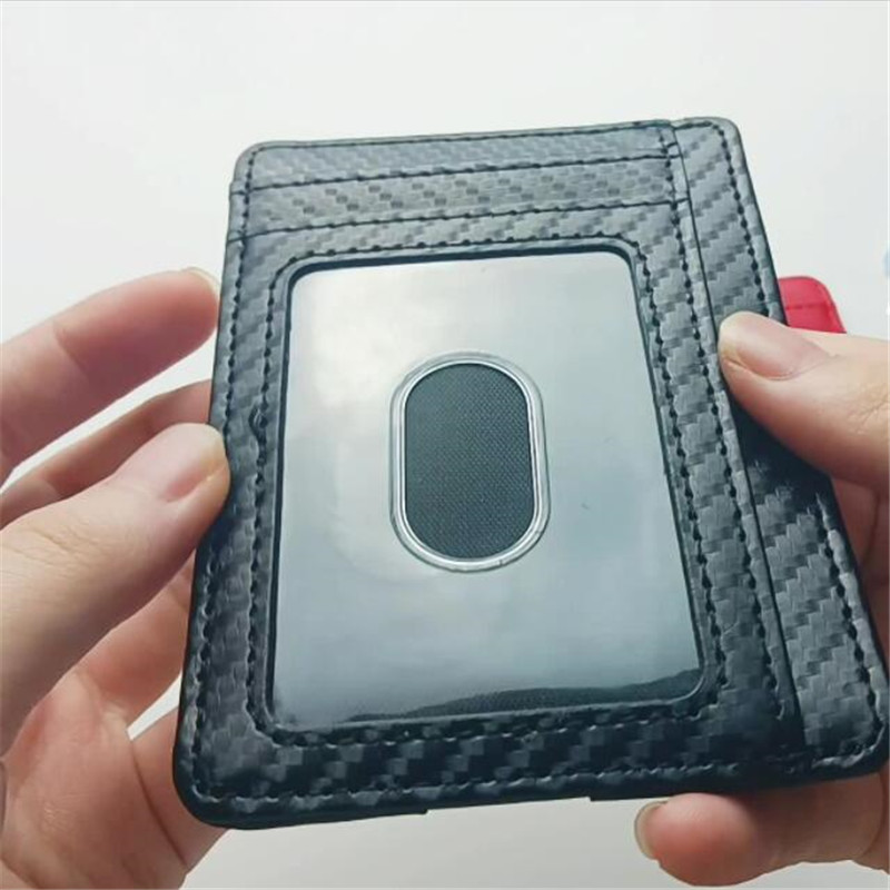 Cartera de cuero con bloqueo R - Slim Card Slot Case reseña y precio