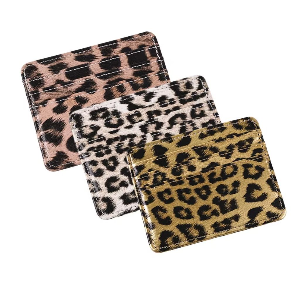 Cartera clásica de cuero PU co - Slim Card Slot Case reseña y precio