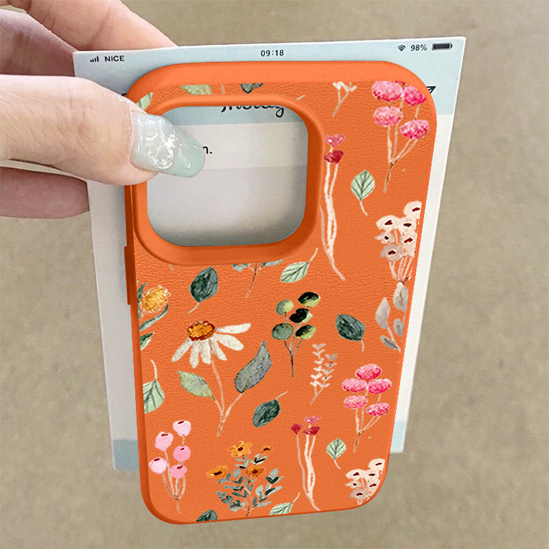 Funda de TPU con textura de cu - Phone Cases Leather reseña y precio