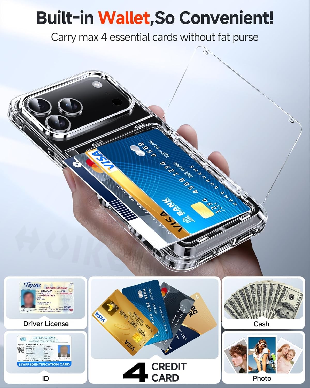 Funda para iPhone 17 Pro Max,  - Slim Card Slot Case reseña y precio