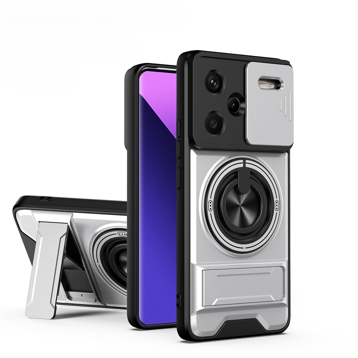Funda de teléfono con lente de - Ring Stand Case reseña y precio